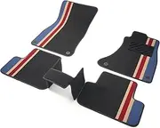 Crokomat Car Mats Fit Audi A4 S4 2007-2015 B8 Sloon Avant Allroad s line Tailored Luxury Floor Mats Velour Carpet Rubber Back Car Accessories For 2008 2009 2010 2011 2012 2013 2014