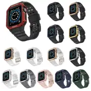 41/45mm TPU Sport Band Strap + PC Case for Apple Watch Series 7 6 5 4 SE 40/44mm