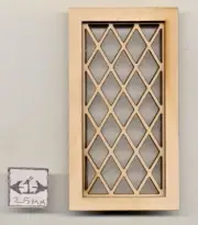 Window - Tudor Diamond Style - 2114 wood dollhouse miniature 1:12 scale USA made