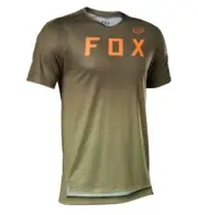 Fox Racing Flexair Mens MTB Mountain Bike Cycling Jersey Med Shirt Green NEW