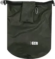 MUNEFE Keep Gear Dry Storage Bag, Foldable Dry Storage Bag, Beach Dry Bucket Bag for Camping Hiking Backpacking Swimming Boating (5L)
