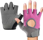 Gloves for Fitness - 1 Pair Gym Fitness Gloves for Men Women | Training Hands Equipment, Sports Wear Protectors for Rock Climbing, Rowing, Cycling, Hiking