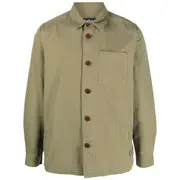 [Barbour] Barbour Patch-pocket Cotton Shirt S GREEN