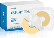 Ostomy Barrier Rings, 10pcs Ostomy Medical Supplies Barrier Ring Better Seal for Ostomy Bags Compatible with All Bag Types and Brands, Outer Diameter: 2mm Thickness (box of 10)