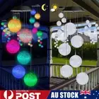 Solar Powered Wind Chime Light LED Garden Hanging Lamp Color Changing 6 Balls
