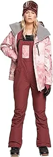 [Roxy] Rideout Snow Bib Pant - Women's - Oxblood Red