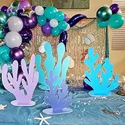 Yousoontic Large Under the Sea Mermaid Party Decor Set, Mermaid Birthday Baby Shower Party Decorations Large Sea Corals Stand up Prop for Birthday Wedding Baby Shower Decorations