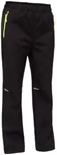 [Hill & Sea] Boys Girls Softshell Hiking Pants Fleece Lined Skiing Snow Pants Kids Waterproof Outdoor Trousers