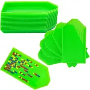 20PCS Green Plastic Diamond Painting Trays,3.5inches x 1.9inches Bead Sorting...