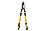 34" Ratcheting Bypass Lopper w/ Telescopic Handle Garden Tree Branch Cutter