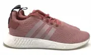 Adidas Originals NMD R2 Women Size 10.5 Running Shoe Pink White Athletic Sneaker