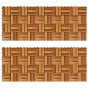Decking Tiles 30 x 30 cm Acacia Set of 20 vidaXL