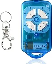 Garage Gate Door Remote for ATA PTX4 SecuraCode Garage Remote 433.92MHz Rolling Code 4 Button Blue Remote Control Comes with Keychain