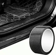 Universal Car Door Edge Guard Door Sill Protector, Automotive Anti-Collision Strip for Car Door Edge/Front and Rear Bumper/Door Sill Protector, Fits for Most Car, Black (5cmx10m / 2In x 33Ft)