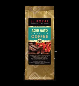 [印尼代購]印尼第一頂級咖啡品牌JJ Royal-Aceh Gayo Arabica亞齊加幼阿拉比卡咖啡豆咖啡粉研磨咖啡