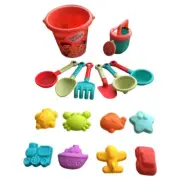 14/16PCS Sand Toy Sandpit Set for Boy Girl with Bucket Shovel and Rake Mold Tool