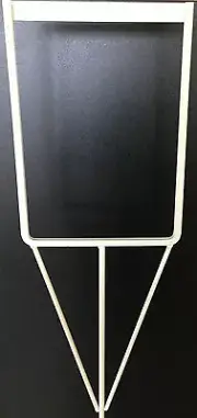 A4, corflute, stand, display, elevated
