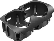 A-Premium Front Dual Cup Holder Compatible with Mercedes-Benz C180 C200 C250 C300 C350 C400 C43 AMG C450 AMG C63 AMG S Black