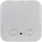 Access Hatch Caravan Boat Hatch with Lock White 380 x 380 EUROPA MADE IN ITALY