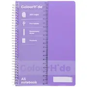 ColourHide A5 Recycled Notebook 200 Page Lavender