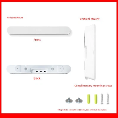 Soundbar Bracket Wall-Mount Audio Stand Speaker Hanger for SONOS Ray Soundbar