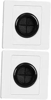 ETHZZLE Cable Wall Plate Tv Cord Hider Round Electrical Box Cover Wall Hole Cover Metal Desk Grommet