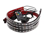 S27 1 to 4 Car Chassis Light APP Remote Control Colorful Sound-controlled Music Rhythm Light Bar Under Car Decorative Light Waterproof