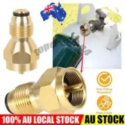 BBQ Propane Refill Adapter Lp Gas 1Lb Cylinder Tank Coupler Heater Bottles Brass