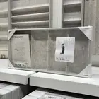 Ikea KOMPLEMENT Storage with 4 compartments, light gray, 9⅞×20⅞×2" NEW