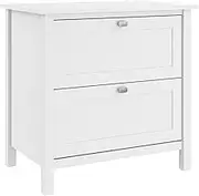 Bush Furniture Broadview 2 Drawer Lateral File Cabinet, 31W, Pure White