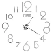 Frameless Clock Silent Wall Clock Silent Movement Versatile Modern Design Wall