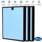 3x Original True HEPA Carbon Nano Silver Ions Replacement Filter For SimPure HP8
