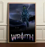 The Wraith Movie Poster,minimalist funny art, Movie Collectibles,