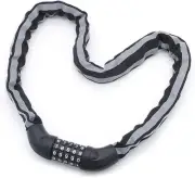Combination Bicycle Chain Lock, Cable Locks High Security 5 Digit Resettable