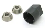 NEW 3/8-16 Tamper Proof Stainless Security Nuts for LED Light Bar Cube Rigid KC