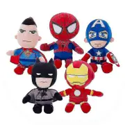 Avengers Doll Spider-man Plush Toy Captain America Superman Plushies Doll i Batman 27cm