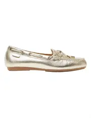 [Easy Steps] Tango Flat Shoes in Soft Gold Metallic