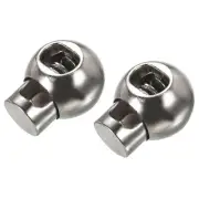 10pcs Plastic Cord Lock End Toggle Single Hole Spring Stopper Cord Stops