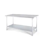 Soga 80X70X85Cm Commercial Kitchen Stainless Steel Bench Prep Work