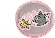 SK Japan Tom and Jerry Mesh Pouch Round Pink