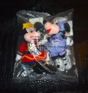 Disney Bean Bag Nutcracker Mickey & Sugar Plum Fairy Minnie Mouse Plush Sealed