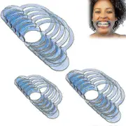 20 Pack Cheek Retractor Mouth Openers, Dental Mouth Openers Plastic C-shaped Openers