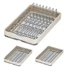 Pull Out Cabinet Drawer Metal Slide Out Dish And Bowl Drying Rack Kitchen Shelf