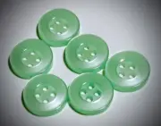 1/2" 4-Hole Light Green Dress Shirt Buttons