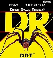 DR Strings Drop Down Tuning Lite Electric Guitar Strings (9-42)