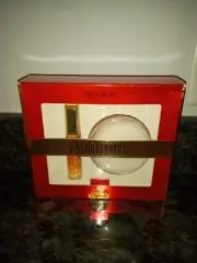 Revlon Unforgettable Golden Pearl Dusting Powder 2oz and 0.4 oz cologne gift set