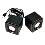 Computer Speakers Pair,Wired PC Speakers Powered by USB, Small PC Speaker, Mini