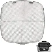 BYKITCHEN Stainless Steel Splatter Shield for Ninja Foodi AG301, Air Fryer Accessories for Ninja Foodi 5-in-1 Indoor Grill, Replacement Parts for Ninja Foodi AG300, AG300C,AG301C, AG302