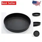 14 Inch Chicago-Style Pizza Pan - Quick-Clean Pre-Seasoned Tuff-Kote Finish