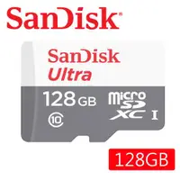 在飛比找ETMall東森購物網優惠-SanDisk 128GB 100MB/s Ultra mi